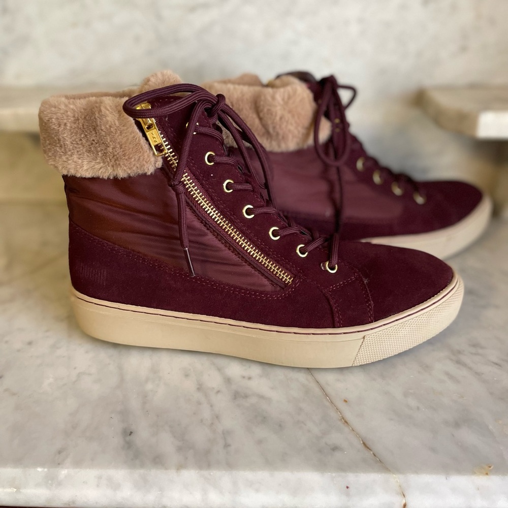 Cougar Dublin Waterproof Hight Top Faux Fur Lined Cold Weather Sneakers